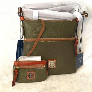 Dooney and Bourke cross body bag with coin purse, brand new with tags